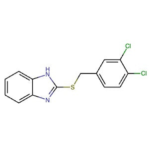 353261-18-4 | 2-((3,4-Dichlorobenzyl)thio)-1H-benzo[d]imidazole - Hoffman Fine Chemicals