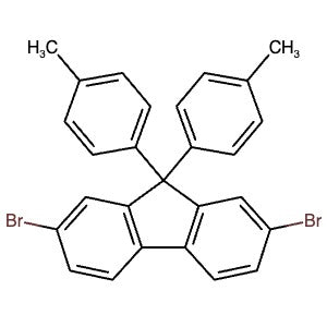 357645-37-5 | 2,7-Dibromo-9,9-di-p-tolyl-9H-fluorene - Hoffman Fine Chemicals