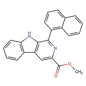 376375-19-8 | Methyl 1-(naphthalen-1-yl)-9H-pyrido[3,4-b]indole-3-carboxylate - Hoffman Fine Chemicals