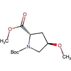 426844-31-7 | 1-(tert-Butyl) 2-methyl (2S,4R)-4-methoxypyrrolidine-1,2-dicarboxylate - Hoffman Fine Chemicals