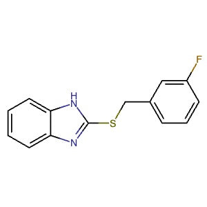 475977-74-3 | 2-((3-Fluorobenzyl)thio)-1H-benzo[d]imidazole - Hoffman Fine Chemicals