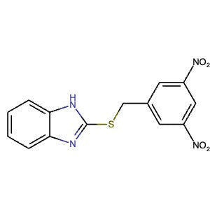 475977-78-7 | 2-((3,5-Dinitrobenzyl)thio)-1H-benzo[d]imidazole - Hoffman Fine Chemicals