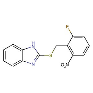 475977-80-1 | 2-((2-Fluoro-6-nitrobenzyl)thio)-1H-benzo[d]imidazole - Hoffman Fine Chemicals