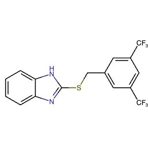 475977-82-3 | 2-((3,5-Bis(trifluoromethyl)benzyl)thio)-1H-benzo[d]imidazole - Hoffman Fine Chemicals