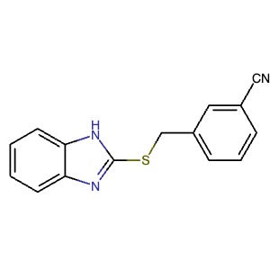 475977-84-5 | 3-(((1H-Benzo[d]imidazol-2-yl)thio)methyl)benzonitrile - Hoffman Fine Chemicals