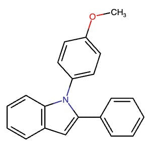 52351-44-7 | 1-(4-Methoxy-phenyl)-2-phenyl-1H-indole - Hoffman Fine Chemicals