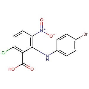 CAS 55776-11-9 | 2-(4-Bromophenylamino)-6-chloro-3-nitro- benzoic Acid