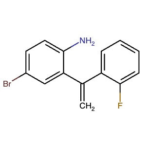 CAS 581059-10-1 | 4-Bromo-2-(1-(2-fluorophenyl)vinyl)aniline