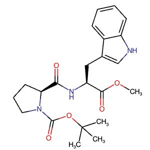 CAS 608146-30-1 | tert-Butyl (S)-2-(((S)-3-(1H-indol-3-yl)-1-methoxy-1-oxopropan-2-yl)carbamoyl)pyrrolidine-1-carboxylate