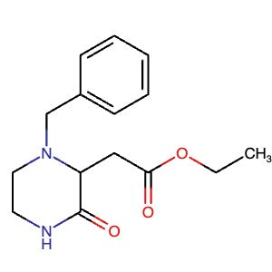 61155-09-7 | Ethyl 2-(1-benzyl-3-oxopiperazin-2-yl)acetate - Hoffman Fine Chemicals