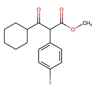 CAS 632365-77-6 | 3-Cyclohexyl-2-(4-iodo-phenyl)-3-oxo-propionic acid methyl ester