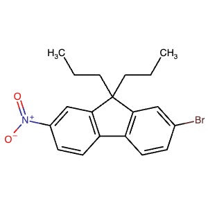 656238-35-6 | 2-Bromo-7-nitro-9,9-dipropyl-9H-fluorene - Hoffman Fine Chemicals