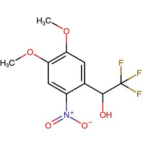 700362-33-0 | 1-(4,5-Dimethoxy-2-nitrophenyl)-2,2,2-trifluoroethan-1-ol - Hoffman Fine Chemicals
