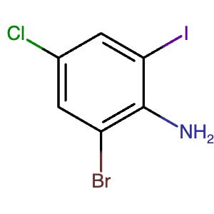 71757-16-9 | 2-Bromo-4-chloro-6-iodoaniline - Hoffman Fine Chemicals