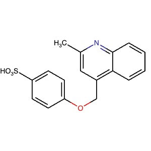 784134-73-2 | 4-((2-Methylquinolin-4-yl)methoxy)benzenesulfonic acid - Hoffman Fine Chemicals