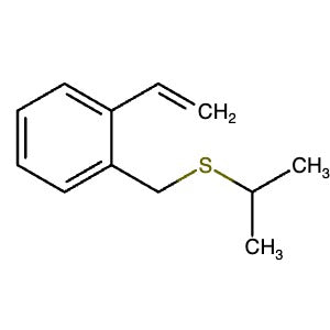 CAS 80253-10-7 | (1-Ethenyl-2-(propan-2-ylsulfanylmethyl)benzene)