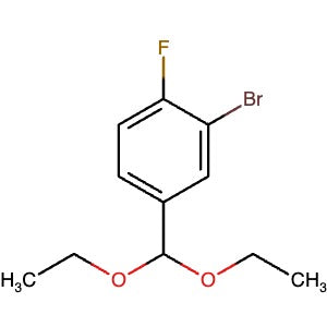 81658-88-0 | 2-Bromo-4-(diethoxymethyl)-1-fluorobenzene - Hoffman Fine Chemicals