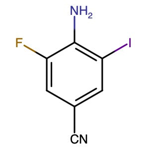 CAS 849353-46-4 | 4-Amino-3-fluoro-5-iodobenzonitrile | MFCD12755870