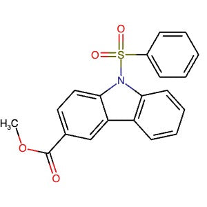 856251-79-1 | Methyl 9-(phenylsulfonyl)-9H-carbazole-3-carboxylate - Hoffman Fine Chemicals