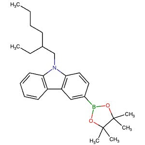 856422-41-8 | 9-(2-Ethylhexyl)-3-(4,4,5,5-tetramethyl-1,3,2-dioxaborolan-2-yl)-9H-carbazole - Hoffman Fine Chemicals