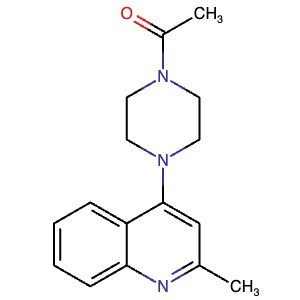 858851-50-0 | 1-(4-(2-Methylquinolin-4-yl)piperazin-1-yl)ethan-1-one - Hoffman Fine Chemicals