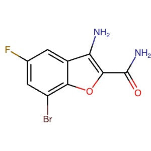 862088-28-6 | 3-Amino-7-bromo-5-fluorobenzofuran-2-carboxamide - Hoffman Fine Chemicals