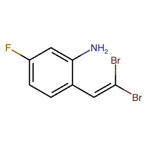 CAS 863870-42-2 | 2-(2-2-Dibromovinyl)-5-fluorophenylamine