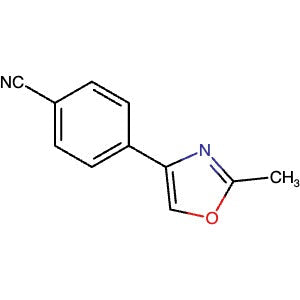 873009-65-5 | 4-(2-Methyloxazol-4-yl)benzonitrile - Hoffman Fine Chemicals