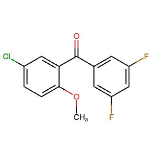 874889-35-7 | (5-Chloro-2-methoxyphenyl)(3,5-difluorophenyl)methanone - Hoffman Fine Chemicals