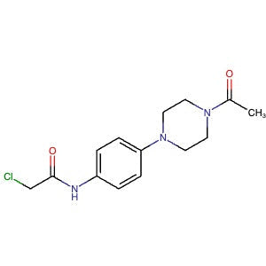 887709-89-9 | N-(4-(4-Acetylpiperazin-1-yl)phenyl)-2-chloroacetamide - Hoffman Fine Chemicals