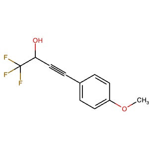 89619-11-4 | 1,1,1-Trifluoro-4-(4-methoxyphenyl)but-3-yn-2-ol - Hoffman Fine Chemicals