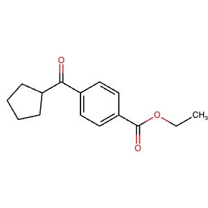 898791-40-7 | Ethyl 4-(cyclopentanecarbonyl)benzoate - Hoffman Fine Chemicals