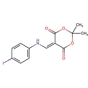 909344-69-0 | 5-(((4-Iodophenyl)amino)methylene)-2,2-dimethyl-1,3-dioxane-4,6-dione - Hoffman Fine Chemicals