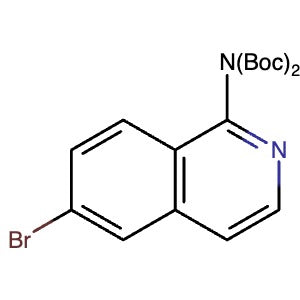 911305-48-1 | di-tert-Butyl (6-bromoisoquinolin-1-yl)iminodicarbonate - Hoffman Fine Chemicals