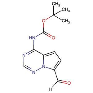 939967-94-9 | tert-Butyl (7-formylpyrrolo[2,1-f][1,2,4]triazin-4-yl)carbamate - Hoffman Fine Chemicals