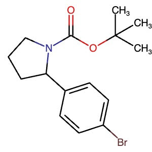 943750-38-7 | tert-Butyl 2-(4-bromophenyl)pyrrolidine-1-carboxylate - Hoffman Fine Chemicals