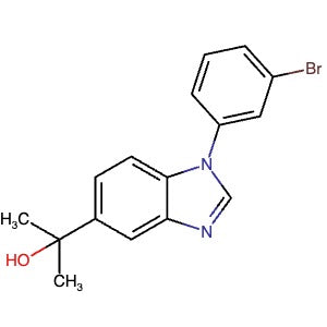 951655-44-0 | 2-(1-(3-Bromophenyl)-1H-benzo[d]imidazol-5-yl)propan-2-ol - Hoffman Fine Chemicals