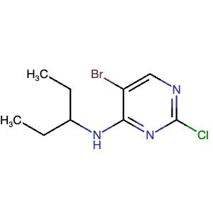 959795-56-3 | 5-Bromo-2-chloro-N-(pentan-3-yl)pyrimidin-4-amine - Hoffman Fine Chemicals